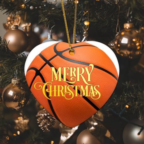 Christmas Ornaments 2023 Baseball Football Sports Hanging Ornaments Coach’ Christmas Ornaments Hockey Cheer Softball Collectible Gift for Christmas Tree Decorations Ceramic Circle 3″ White post thumbnail image