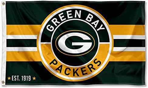 Green Bay Packers Patch Button Circle Logo Flag Large 3×5 Banner post thumbnail image