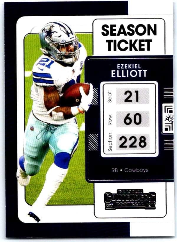 2021 Panini Contenders Season Ticket #26 Ezekiel Elliott Dallas Cowboys NFL Football Trading Card post thumbnail image