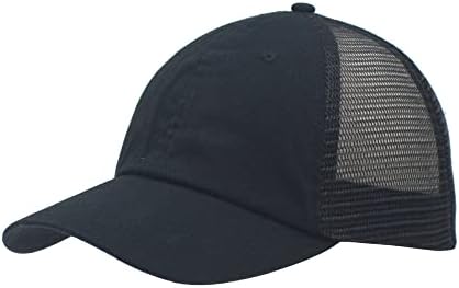 Washed Cotton Unstructured Soft Mesh Adjustable Trucker Baseball Cap post thumbnail image