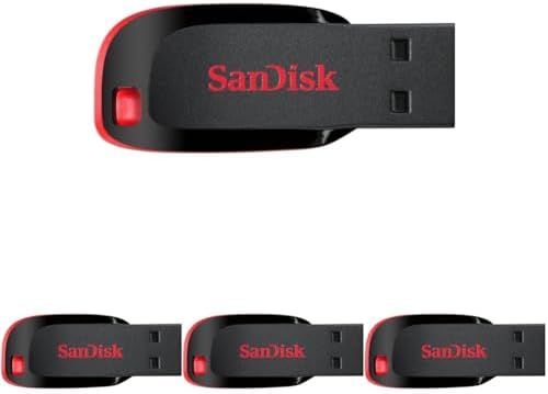 SanDisk 32GB Cruzer Blade USB 2.0 Flash Drive- SDCZ50-032G-B35, Black (Pack of 4) post thumbnail image