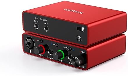 USB Audio Interface Solo(24Bit/192kHz)+48V Phantom Power for Computer Recording Podcasting and Streaming Plug and Play Noise-Free Wrugste XLR Audio Interface for Content Creators Musicians and More. post thumbnail image