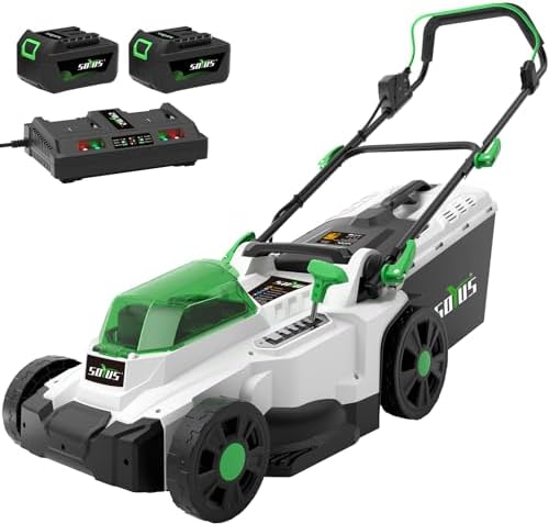 SOYUS Electric Lawn Mower Cordless, 40V 15 Inch Battery Powered Push Lawn Mower with Brushless Motor, 6-Postion Height Adjustment, 2×4.0Ah Batteries & Charger Included post thumbnail image