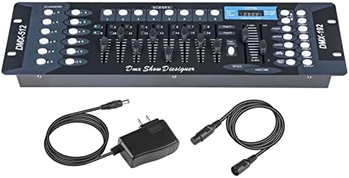 DMX Controller, DMX Console,192CH Dmx512 Console, with 2m/6.6 ft DMX Signal Cable, Controller Panel Use for Editing Program of Stage Lighting Runing post thumbnail image