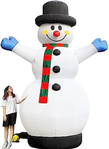 TKLoop 26Ft Giant Inflatable Snowman for Christmas with Blower Snowman Inflatable Outdoor Yard Decoration Lawn Xmas Party Blow Up Decoration with No Light post thumbnail image