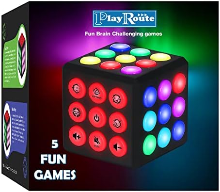 PlayRoute Electronic Brain & Memory Game Cube – Fun Toy Gift Ideas for Ages 6-12+ Year Old Boy & Girl – Cool Toys for Boys and Girls – Handheld Games Gifts for Kids and Teens post thumbnail image