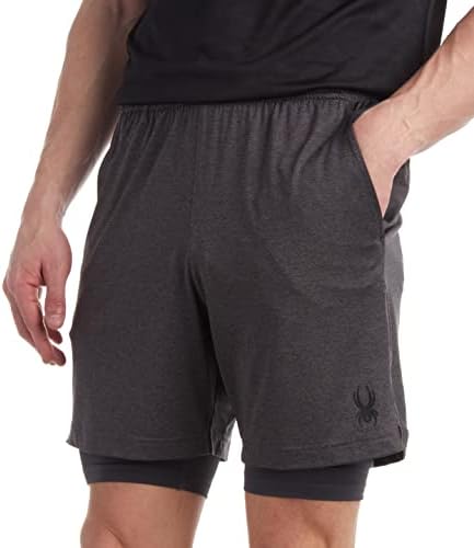 Spyder Men’s Athletic Shorts – 2 in 1 Performance Active Gym Shorts with Compression Liner (S-XL) post thumbnail image