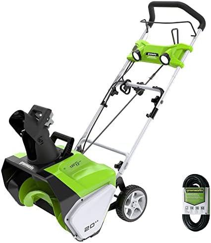 Greenworks 2600202 13 Amp 20-Inch Corded Snow Thrower With Light Kit post thumbnail image