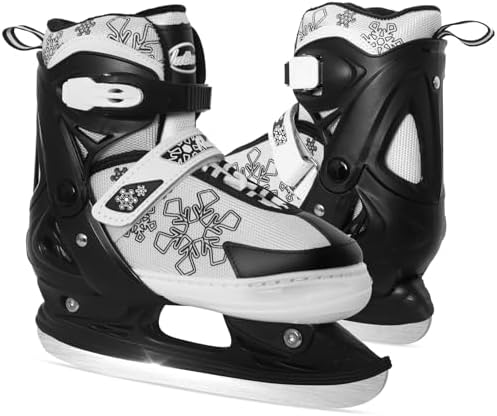 Nattork Adjustable Ice Skates, Ice Skating for Kids, Boys and Girls, Hockey Lace-Up Skates – Soft Padding and Reinforced Ankle Support with 4 Sizes Adjustments post thumbnail image