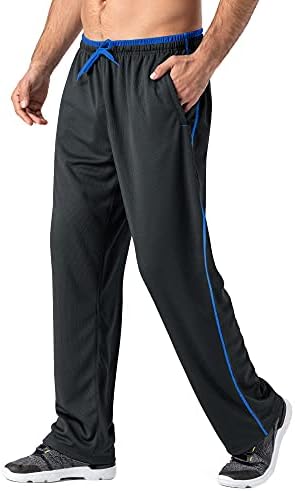 MAGNIVIT Men’s Lightweight Sweatpants Loose Fit Open Bottom Mesh Athletic Pants with Zipper Pockets post thumbnail image