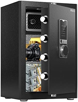 HSDYS Deluxe Biometric Fingerprint Safe Box 2.3 Cubic Feet, Large Home Security Safe Box with Digital Touch Screen Keypad and Inerior Lock Box,Storage Documents Jewelry Money Valuables……… post thumbnail image