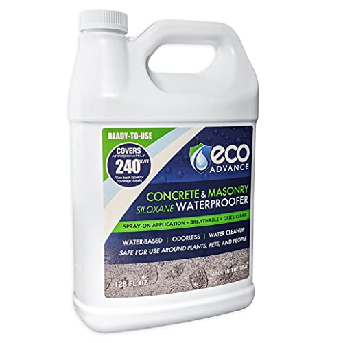 Eco Advance Concrete/Masonry Siloxane Odorless Spray-On Application Waterproofer Concentrate, Safe for Use Around Plants, Pets, and People, 1 Gallon post thumbnail image