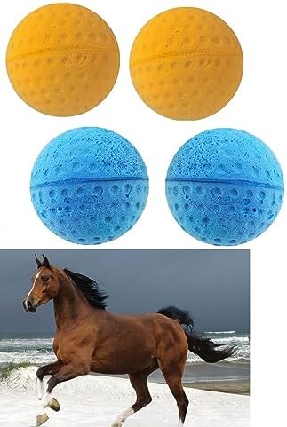 SHUYUE Ear Plug for Horses Foam Ear Plugs Ball tack and Supplies Horse Classic Equine Ear Plugs (Yellow Blue) post thumbnail image