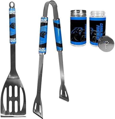 NFL Siskiyou Sports Fan Shop Carolina Panthers 2pc BBQ Set with Tailgate Salt & Pepper Shakers One Size Team Color post thumbnail image