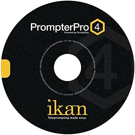 Ikan PrompterPro 4 Teleprompting Software for PC & Mac PrompterPro 4, Black (PrompterPro 4) post thumbnail image