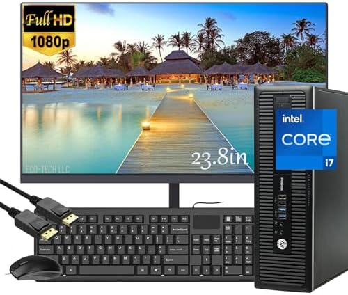 HP Prodesk SFF Desktop PC, 600G2 800G2 SFF Desktop w/ 23.8in LCD Monitor, HP SFF PC i7-6700 4.0GHz, 16GB RAM, 256GB SSD, Wired Keyboard, DP Cord, Win10 pro (Renewed) post thumbnail image