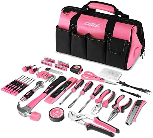 DEKOPRO Pink Tool Set, 180-Piece Pink Tool Kit for women, Home Repairing Tool Kit with Wide Mouth Open Storage Tool Bag, Household Hand Tool Set for DIY, Best Gifts and Basic Home Maintenance post thumbnail image