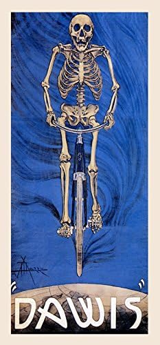 Canvas Skeleton Bicycle Bike Cycle Dawis Italy Sport Shipped Rolled Vintage Poster Repro 10″ X 22″ Image Size ON Canvas post thumbnail image