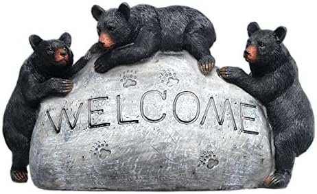 Mayrich Co. 8″ x 5″ Black Bear Welcome Decorative Faux Stone post thumbnail image