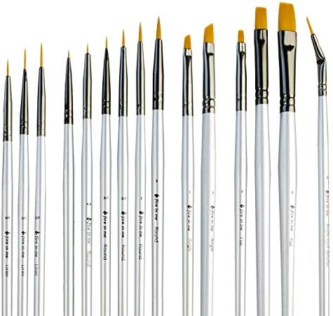 Best Small Miniature Paint Brushes – Detail Paint Brush Set of 14 pcs +1 Free, Tiny Model Paint Brush Set for Face Painting, Fine Detailing – Acrylic Watercolor Oil Paint Supplies post thumbnail image