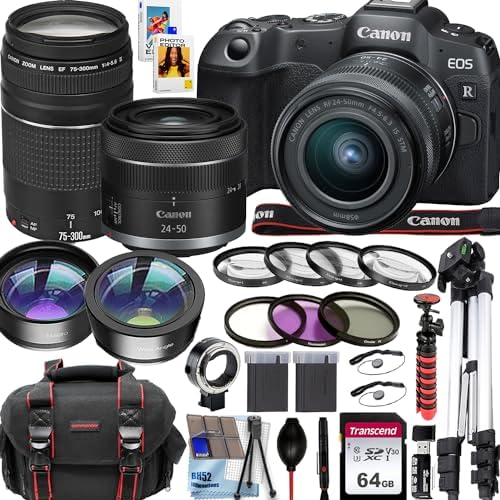 Canon EOS RP 4K Video Recording Mirrorless Camera w/Canon RF 24-50mm f/4.5-6.3 is STM+EF 75-300mm f/4-5.6 III Lenses+64GB Memory+Tripod+Deluxe Accessory Bundle post thumbnail image