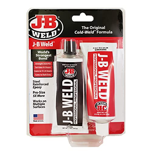 J-B Weld 8281 Professional Size Steel Reinforced Epoxy – Hardener and Steel Pack – 10 oz post thumbnail image