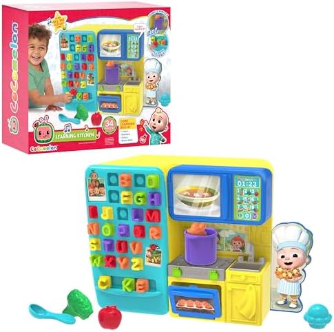 COCOMELON Just Play Learning Kitchen, 34-Pieces, Interactive Playset, Learning & Education, Kids Toys for Ages 18 Month post thumbnail image