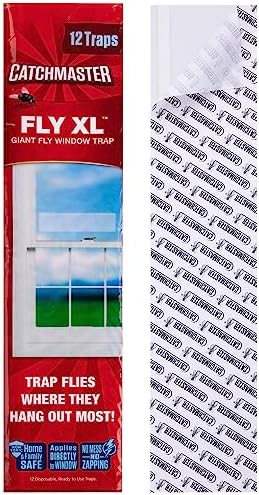 Catchmaster Window Fly Traps 12-Pack XL, Fruit Fly Traps for Indoors, Disposable Bulk Bug Catcher, Waterproof Insect Glue Trap, Adhesive Fly Strips, Pet Safe Pest Control for Home, Kitchen, & Garage post thumbnail image