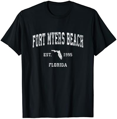 Fort Myers Beach Florida FL Vintage Athletic Sports Design T-Shirt post thumbnail image