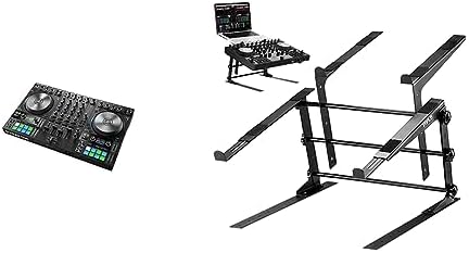 Native Instruments Traktor Kontrol S4 Mk3 DJ Controller, 21.34 x 13.35 x 2.38 inches & Pyle Portable Dual Laptop Stand – Standing Table with Adjustable Height, Black post thumbnail image