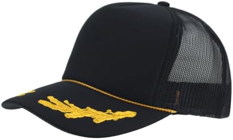 High Crown Foam Mesh Trucker Hat Baseball Cap Camouflage Oak Leaves Captain post thumbnail image