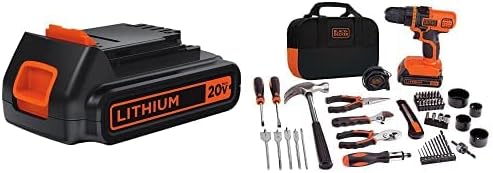 BLACK+DECKER LBXR20 20-Volt MAX Extended Run Time Lithium-Ion Cordless To with BLACK+DECKER LDX120PK 20V MAX Cordless Drill and Battery Power Project Kit post thumbnail image