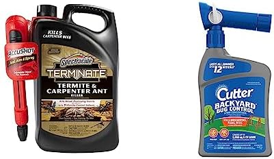 Spectracide Terminate Termite & Carpenter Ant Killer, 1.33 Gallon (RTU Spray) & Cutter Backyard Bug Control Spray Concentrate, Mosquito Repellent, Kills Mosquitoes, Fleas & Listed Ants, 32 fl Ounce post thumbnail image