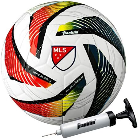 Franklin Sports MLS Tornado Soccer Ball – Soft Cover – Official Size and Weight Soccer Ball – Air Pump Included post thumbnail image