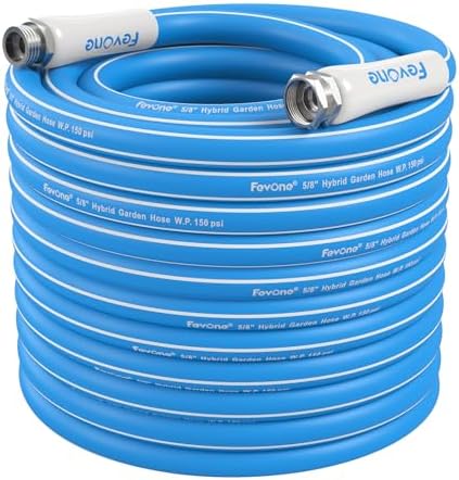 Fevone Garden Hose 100 ft x 5/8″, Heavy Duty Water Hose, Fits Hoses/Pipes of All Replacement/Replaceable Parts, Drinking Water Safe, Solid Aluminum Fittings – Zero Leak, 2 Years Warranty post thumbnail image