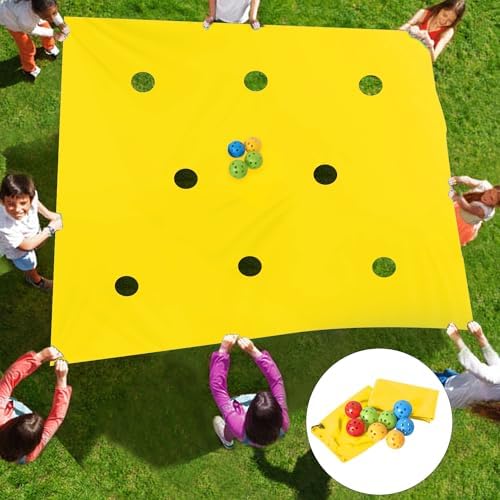 Sonyabecca Hole Tarp Team Building Exercise Activities Games Teamwork Group Learning Fun Playing Yellow post thumbnail image