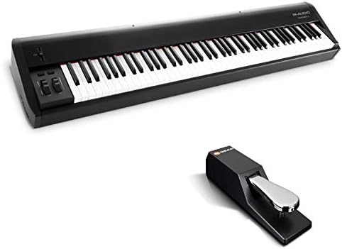 Pro MIDI Controller Bundle – Piano Style Weighted USB MIDI Keyboard Controller With Sustain Pedal and Hammer Action Keys – M-Audio Hammer 88 + SP-2 post thumbnail image