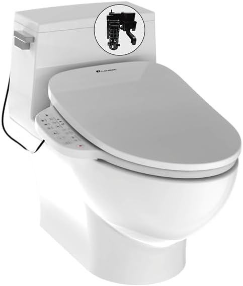 Bundle iCleaningo DC01 Auto Open/Close Elongated Bidet Toilet Seat & iCleaningo F1 Auto Flush Kit for Side-Flush Toilets post thumbnail image