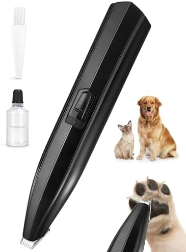 Pet Hair Trimmer, Cordless Small Pet Grooming Trimmer for Dogs & Cats, Low Noise Electric Clippers for Trimming Hair Around Paws, Eyes, Ears, Face, Rump post thumbnail image