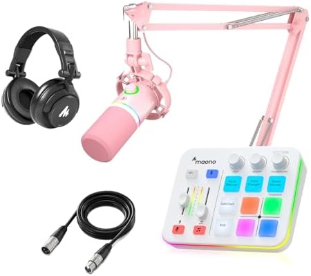 MAONO XLR/USB Dynamic Microphone Gaming mixer Studio Headphone XLR cable Kit post thumbnail image