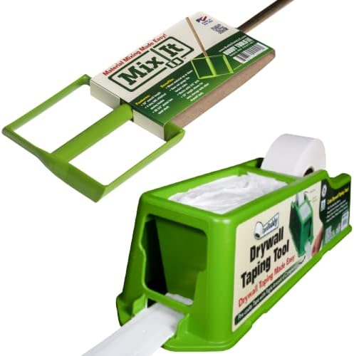 TapeBuddy Drywall Tool for Taping that Applies Drywall Mud to Drywall Tape in 1-Step with Multi-Material Mixer for Paint, Epoxy Resin, Drywall Mud – Saves Time & Less Mess – Made in USA by Buddy Tools post thumbnail image