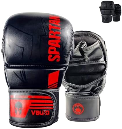 MMA Gloves Sparring Grappling, Hybrid Open Palm heavy bag gloves Men Women, Maya Hide Leather Wrist Support, Cage Fighting Combat Sports Boxing Training, Muay Thai, Punching Bag Gloves post thumbnail image