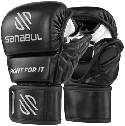 Sanabul Essential 7 oz MMA Gloves Men & Women | Gloves for Martial Arts Sparring & Training Gloves | Hybrid MMA Kick Boxing Gloves Men | Grappling Gloves post thumbnail image