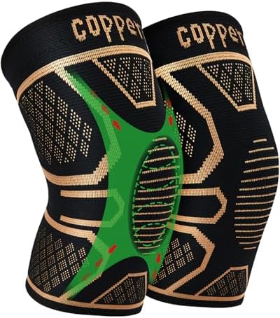 Copper Knee Braces for Knee Pain 2 pack, Knee Compression Sleeve Support for Men and Women, Medical Grade Knee Brace for Working Out Running Arthritis Sports Meniscus Tear Joint Pain Relief post thumbnail image