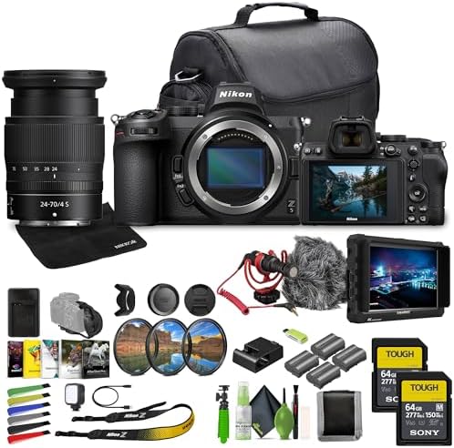 Nikon Z5 Mirrorless Full Frame Camera with 24-70mm f/4 Lens Kit + 3X EN-EL15C Battery + 2X 64GB SF-M Tough Series Memory Card + Photo Editing Software + Mic + External Monitor + More (Renewed) post thumbnail image