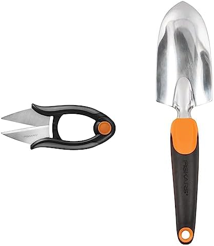 Fiskars Garden 310020-1001 Garden Herb Snip, 5”, Black & Ergo Gardening Hand Trowel – Ergonomic Handle Design with Hang Hole – Heavy Duty Garden Tool for Digging, Garden Edging, and Weed Removal post thumbnail image