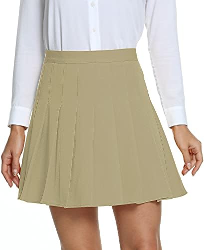 Urban CoCo Women’s Pleated High Waist Solid School Uniform Skirt post thumbnail image