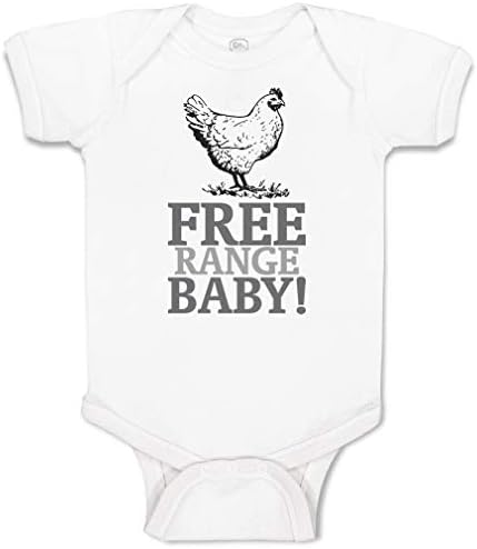 Custom Baby Bodysuit Free Range Baby! Chicken Farm Cotton Boy & Girl Clothes post thumbnail image