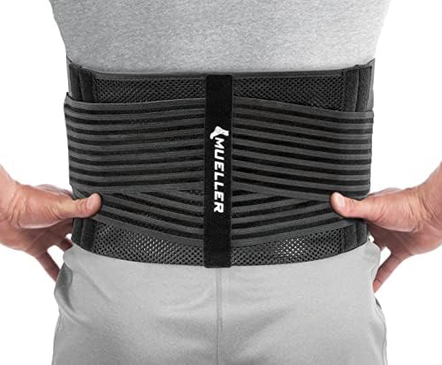 MUELLER Sports Medicine 4-in-1 Lumbar Support Back Brace, Men and Women, Adjustable Lower Waist Belt, Back Pain Relief from Soreness, Fatigue, or Injury, Black post thumbnail image