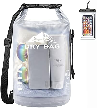 HEETA Dry Bag Waterproof for Women Men, 5L/10L/20L/30L/40L Roll Top Lightweight Dry Storage Bag Backpack with Phone Case for Travel, Swimming, Boating, Kayaking, Camping and Beach post thumbnail image